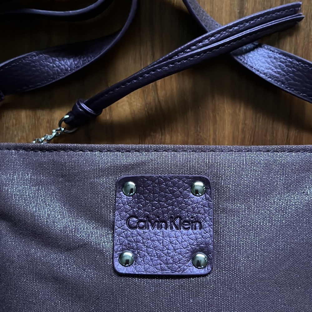 Purple Calvin Klein Crossbody Bag/Purse - Picture 7 of 9